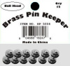 Spring Ball Head Silver Pin Keeper Backs