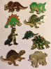 9 Different Dinosaur Pins