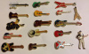 15 Different Guitar Hat Lapel Pins